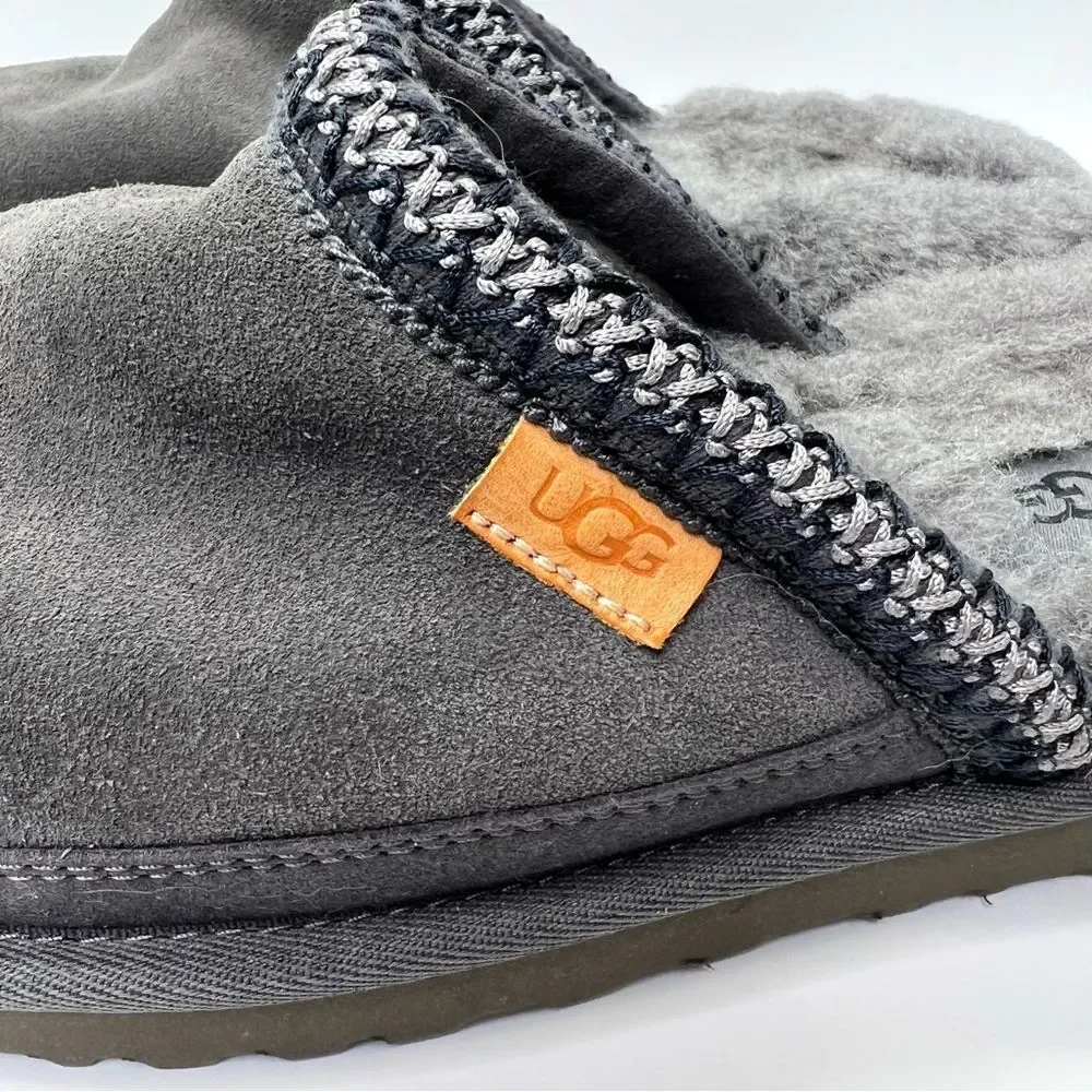 UGG Tasman Slip On Slippers Dark Grey Men’s 10/43 EU - Picture 5 of 14